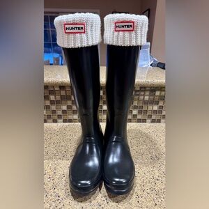 Matte Black Hunter Boots